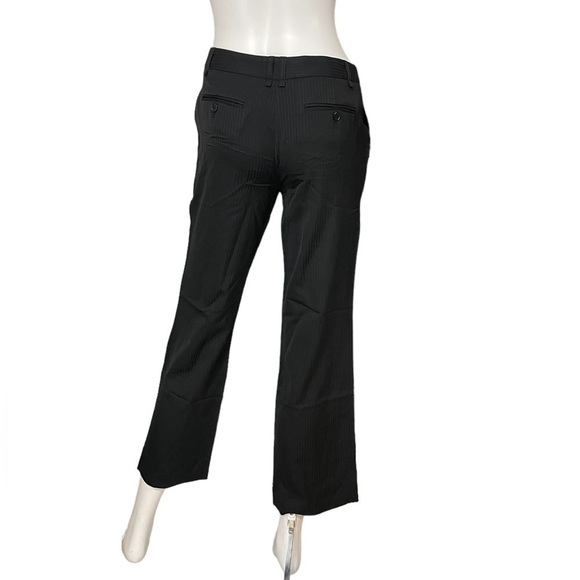 BCBG MAX AZRIA BLACK STRAIGHT LEG WOOL Blend Pants - Picture 4 of 6